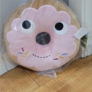 Cute Yummy World Pink Donut Pillow